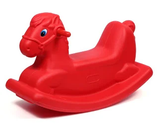 plastic rocking horse