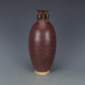 

Antique SongDynasty porcelain vase,Jun Kiln bottle,Hand-painted crafts,Decoration,Collection&Adornment