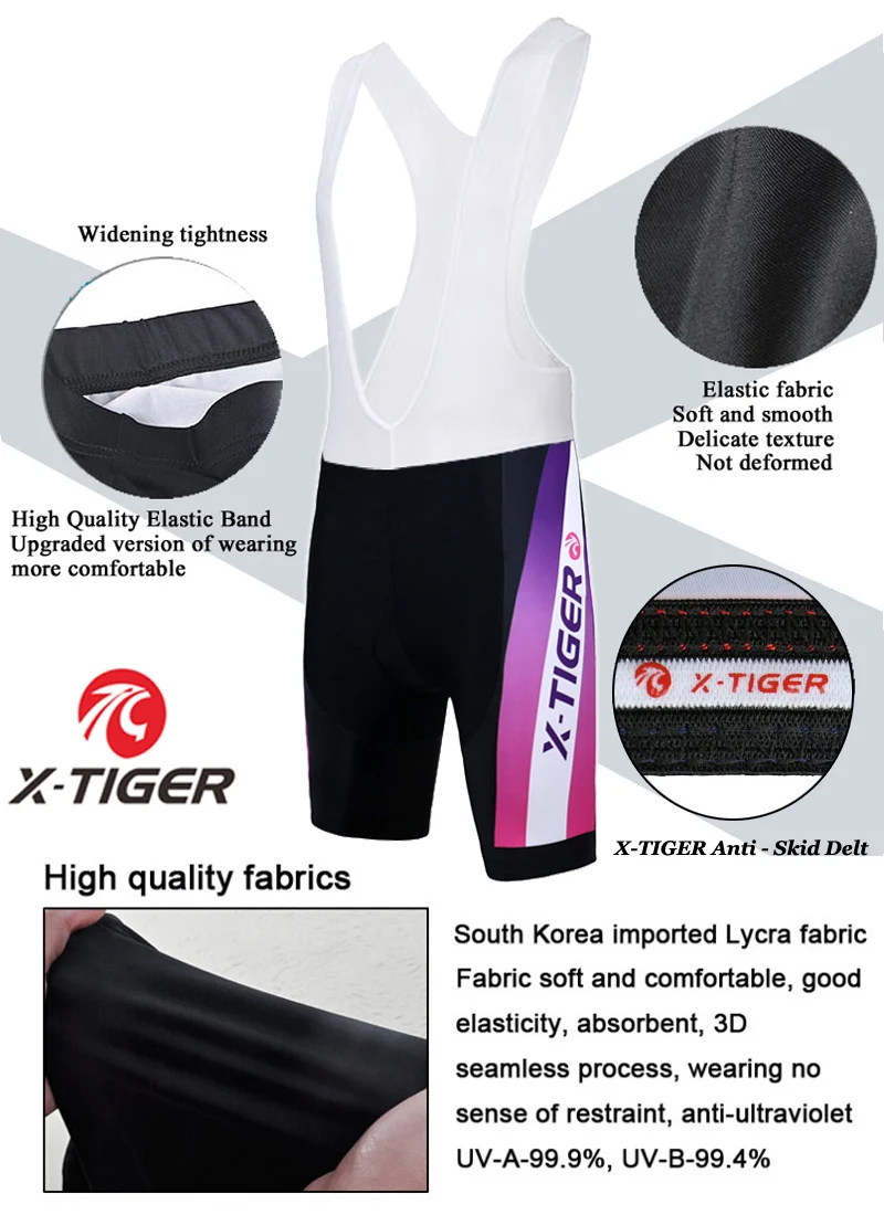 X-Tiger 2020 Woman Cycling Jersey Set Pro Bicycle Sportswear Bike Clothes Shorts Sleeve Cycling Clothing Maillot Ropa Ciclismo