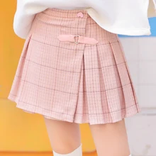 Платье принцессы, Милая юбка для девочек-подростков Весна японский Симпатичный мягкий сестра коллаж ветер подходит к любой одежде; клетчатая юбка; модная женская VC264