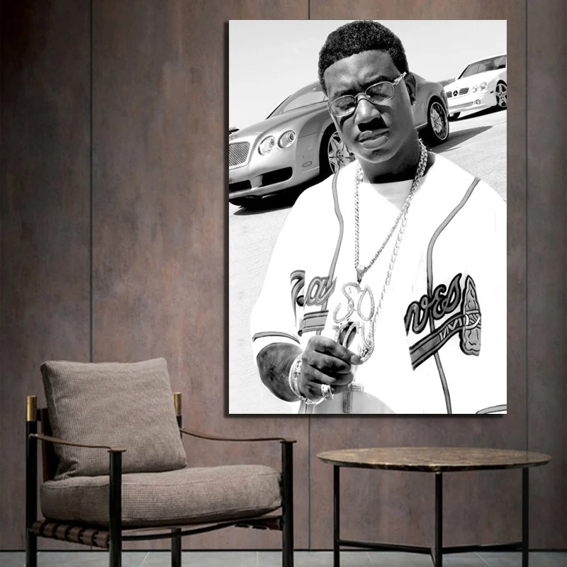 Плакат с музыкальными звездами рэпера 013 Gucci Грива Radric Delantic Davis 24x32 дюйма|rapper