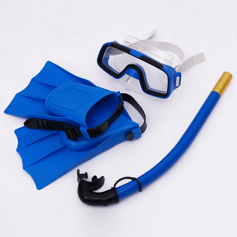 Children Diving Mask Set Anti-Fog Swimming Goggle Masks Snorkel Fins Kit for Kids Boys Girls FK88 3