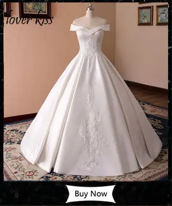 Lover Kiss Vestido De Novia дизайнер кружево бальное платье свадебное с низкой задней контрастной лентой развертки Свадебные платья на прокат