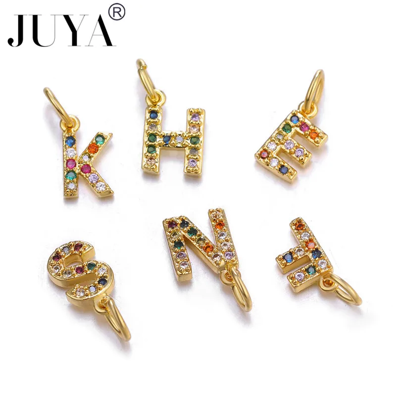 

JUYA Small Letters Necklaces for Women/Girls gold Color Initial Pendant Thin Chain English Letter Jewelry Alphabe Gift