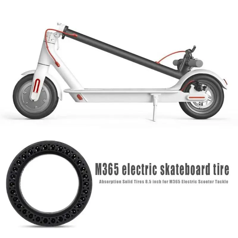 Электрический скутер шины Твердые сотовые резиновые шины 8.5in высокая производительность взрывозащищенные шины вакуум для Xiaomi Mijia M365