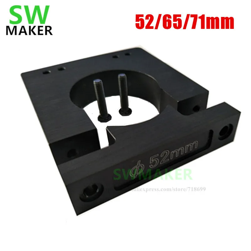 

SWMAKER CNC Router Spindle Mount 65mm / 52MM / 71mm diameter For Makita RT 0700C router C-BEAM MACHINE