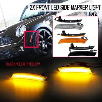 

Rear/Front LED Side Marker Light Turn Signal Light Side Repeater Lamp LED Panel Lamp for Mini Cooper R55 R56 R57 R58 R59 R60 R61