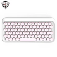 Lofree Dot Bluetooth Mechanical Keyboard Pink Wireless Backlit Round button for ipad/Iphone/Macbook/PC computer/Android Tablet