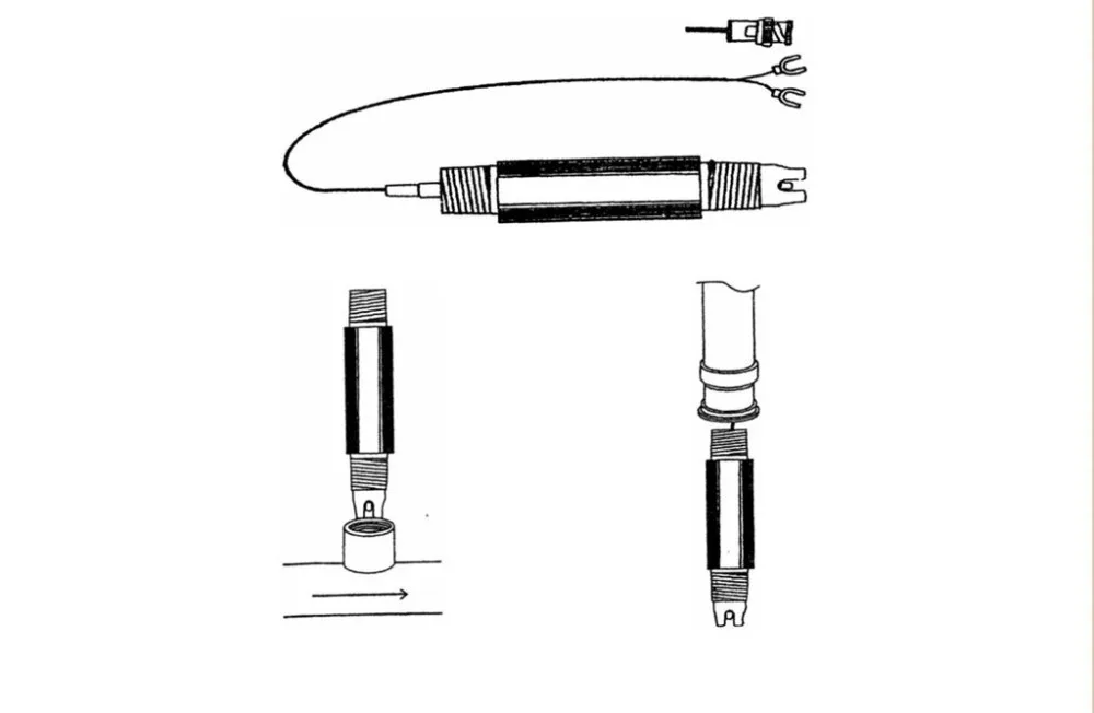 Профессиональный 5 м промышленный ОВП электрод CT-1111 рН-зонд для PCB окисляющий потенциал уменьшения погруженной воды с разъемом BNC