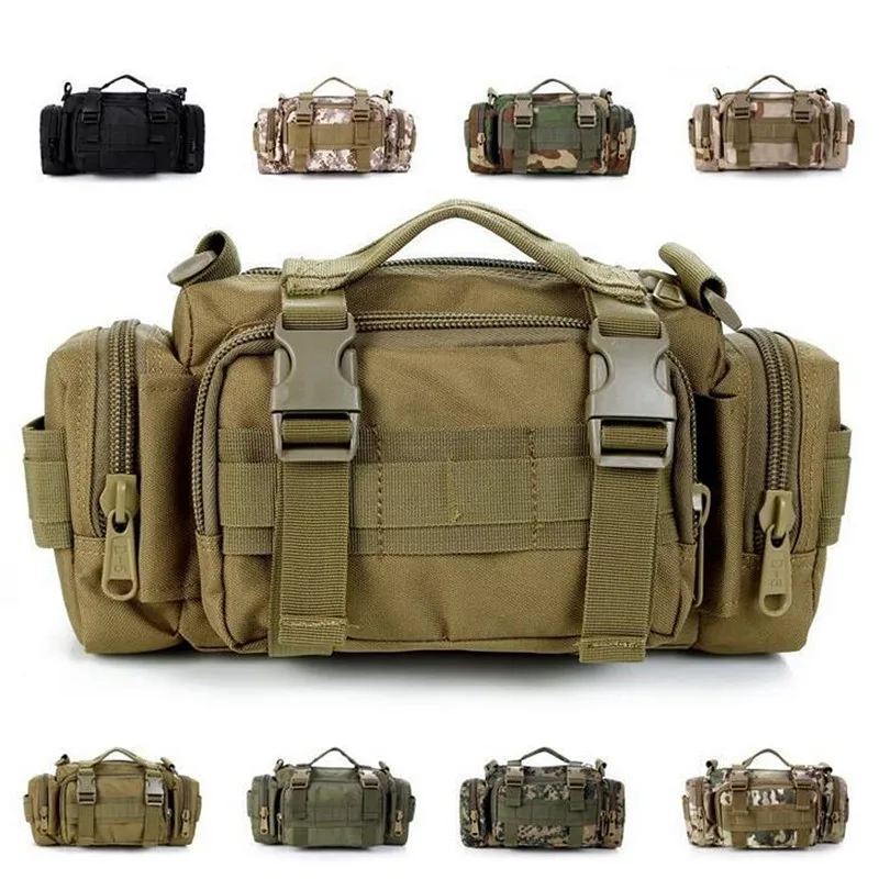 Men's Camouflage Waist Pack Tactics Bag Men Military Bags Travel Waist Pack Bag