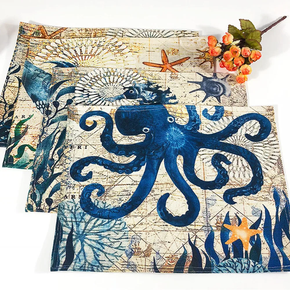 

food grade Multifunction Mats Table Dining Non Slip Place Washable Insulation Kitchen Pad Set Coaste Kitchen Accessories