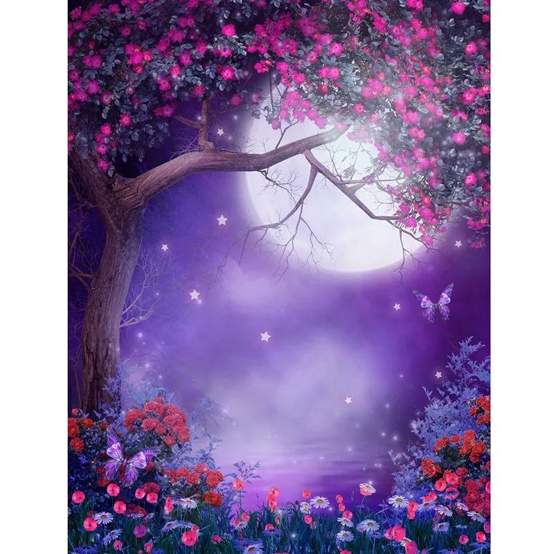 Moon Diamond Painting Flowers Tree Mosaic Crossing Stitch Scenic Embroidery 5d DIY Decoration Full Square Diamond for Home (1)