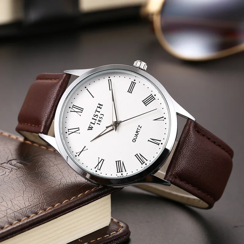 WLISTH 2019 relojes para hombre marca de lujo reloj hombre de negocios de moda de cuarzo Simple reloj hombre reloj Masculino gota AliExpress