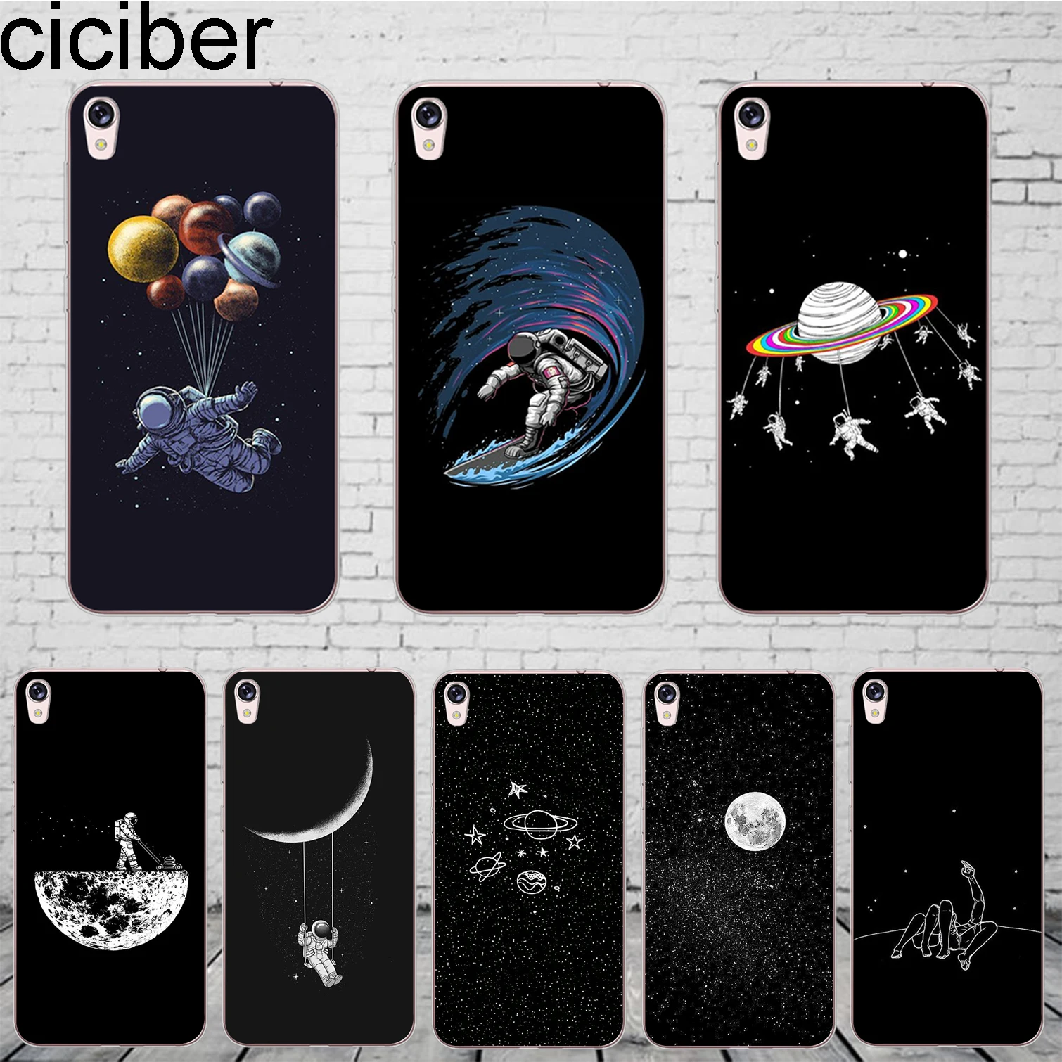 

ciciber Space Moon Cover For ASUS ZenFone Live L1 V 3 GO Zoom S For ASUS ZenFone MAX Lite Plus Pro M1 L1 Phone Case Soft TPU