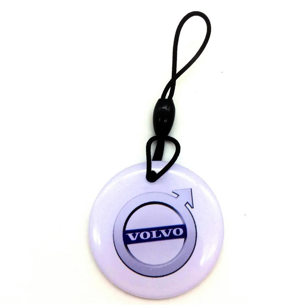 

1pcs EM4305 125KHZ Copy Rewritable Writable Rewrite Keyfobs RFID Tag Key Ring Card Proximity Token Access Control White