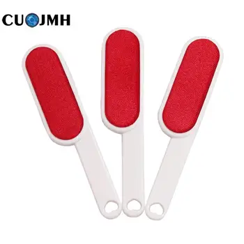 

1 Pcs Red Anti-static Cleaning Brush Two-sided Clothes Dusting Static Brush Dry Wash Sticky Hair Remover Dust Clean