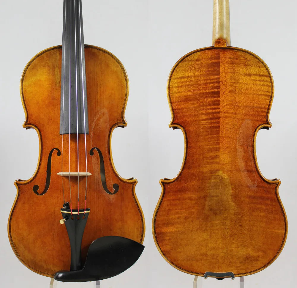 Left handed Stradivarius Kruse 1721 Violin violino "All European Wood