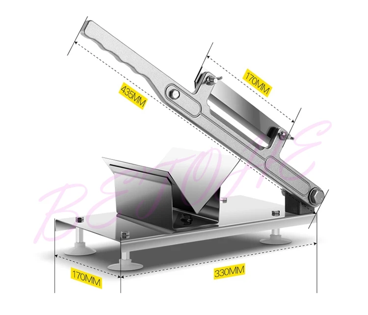 BETOHE ломтерезка для мяса ручная ломтерезка коммерческий дом барашек свернутое мясо замороженное мясо говядина строгальная машина удобный полный