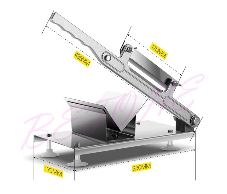 

BETOHE Meat slicer Manual slicer Commercial Home Lamb rolled meat frozen beef meat planing machine convenient Full