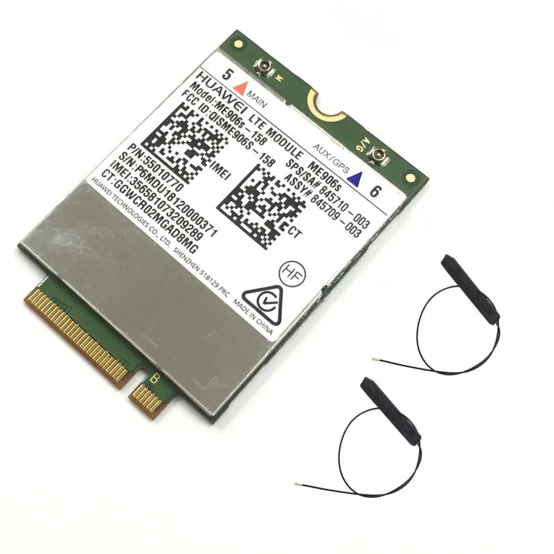 Мобильная широкополосная карта для HP LT4132 LTE HSPA + 4G модуль Huawei ME906S 158 845710 001 845709 001|3G
