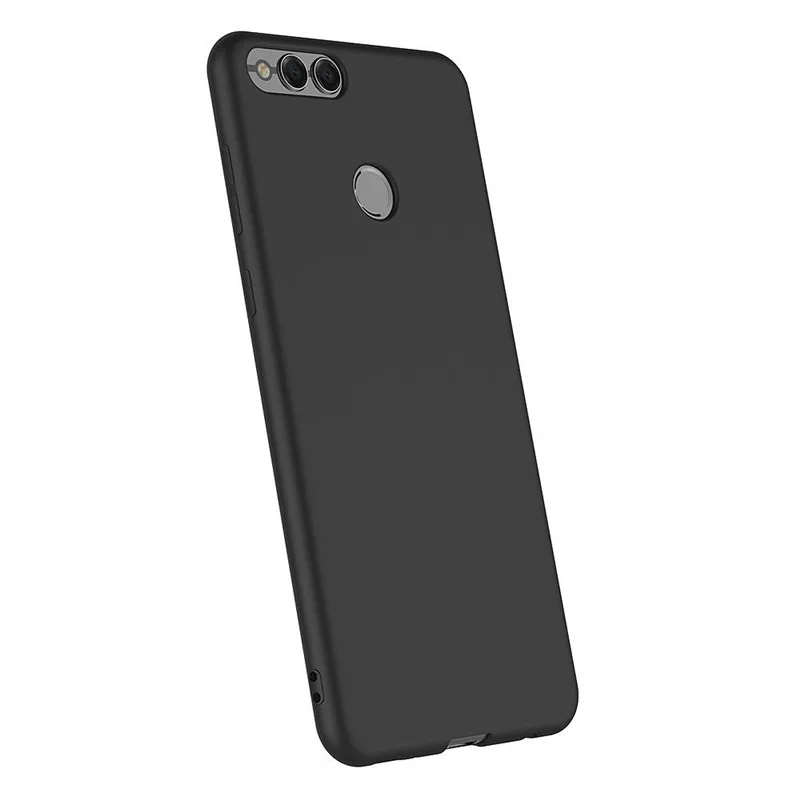 For Huawei Honor 7X Case Huawei Honor 7X Case Soft Silicone Back Cover Phone Case Honor 7 X For Huawei BND-L21 Black (8)