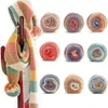 100g Solid/Rainbow Color Hand-woven Cotton Yarn Soft Crochet Thick Yarn For Hand Knitting Warm Sweater Sofa Cushion Scarf DIY ► Photo 2/6