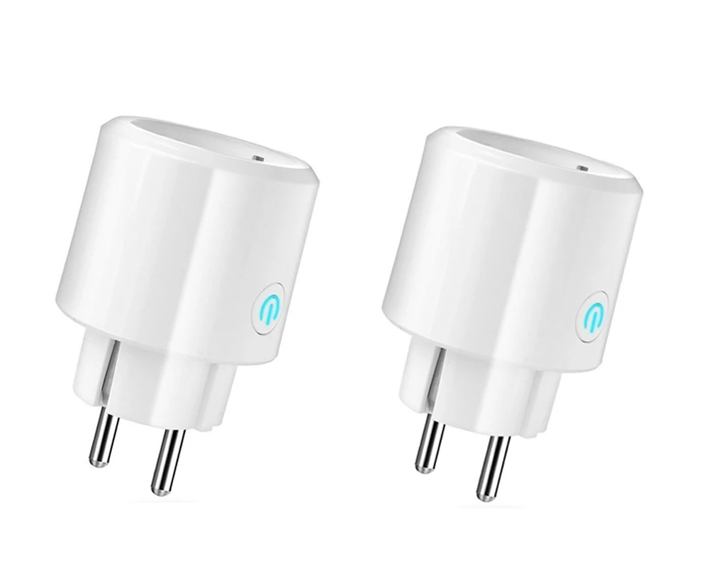 

Biajing Smart plug, 2 Pcs Mini Wifi Control Smart Outlet Compatible with Alexa, Google Home, Remote Control your home by APP