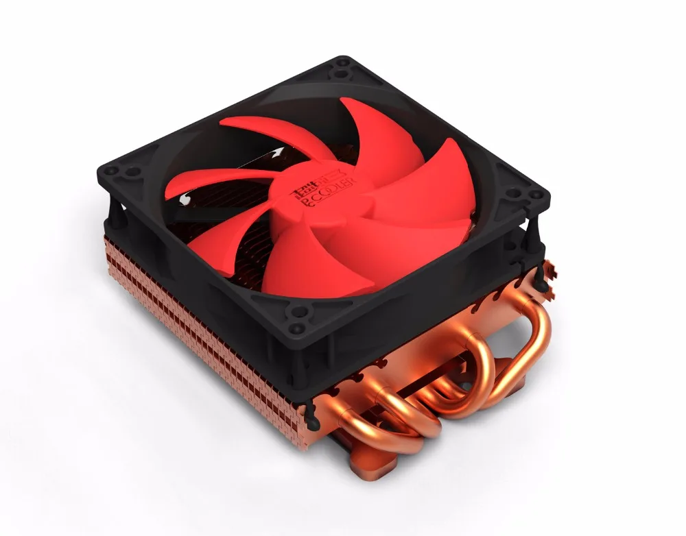 PcCooler K101F 10 см 100 мм вентилятор 4 heatpipe Графический кулер, Видеокарта кулер охлаждения VGA вентилятор GPU радиатор