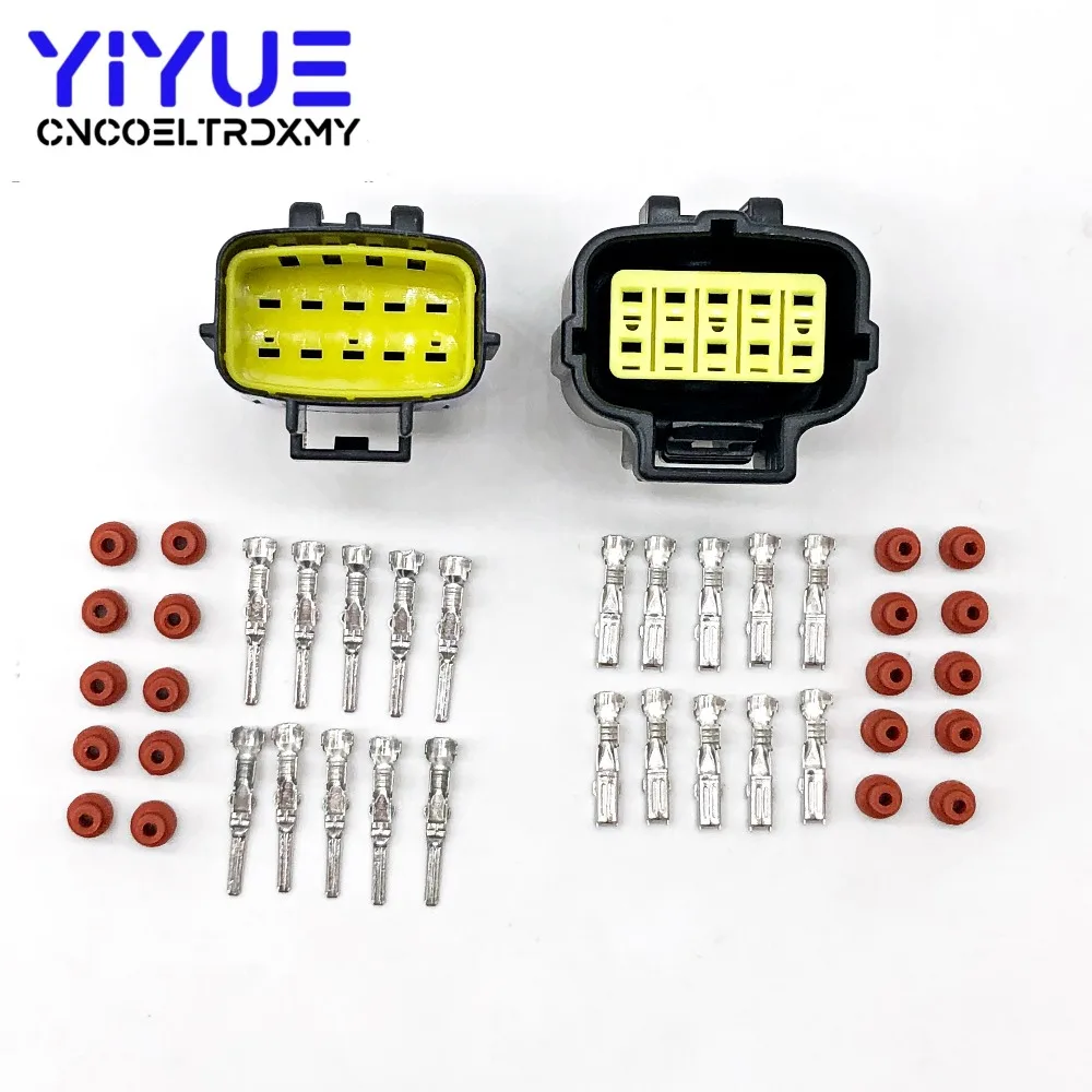 10 Pin 174655-2174656-7 174657-2 Female Male Plug Electrical Waterproof Auto Connector Denso