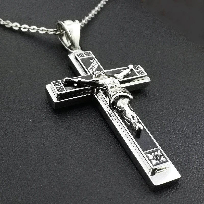 Кулон и ожерелье с Иисусом из нержавеющей стали|jesus piece|jesus piece pendantmen chain |