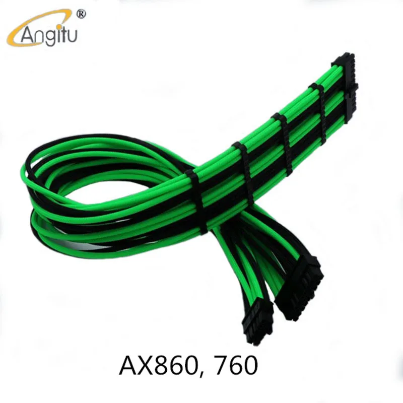 

Premium Sleeved 24Pin Modular Power Cable for Corsair AX 860, 760