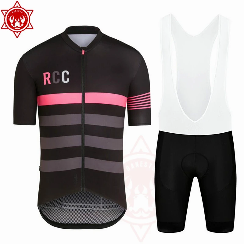 

Rcc Cycling Jersey Set 2019 New For Men Short Sleeve Summer Quick Dry MTB Road Bike Clothing Kit Maillot Ropa Ciclismo Red