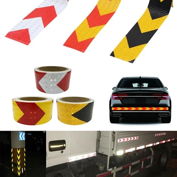 

5CM X 3M Car Stickers Fluorescent Reflective Sticker Automobile Reflector Strip Motorcycle Car Stickers And Decals Decoration