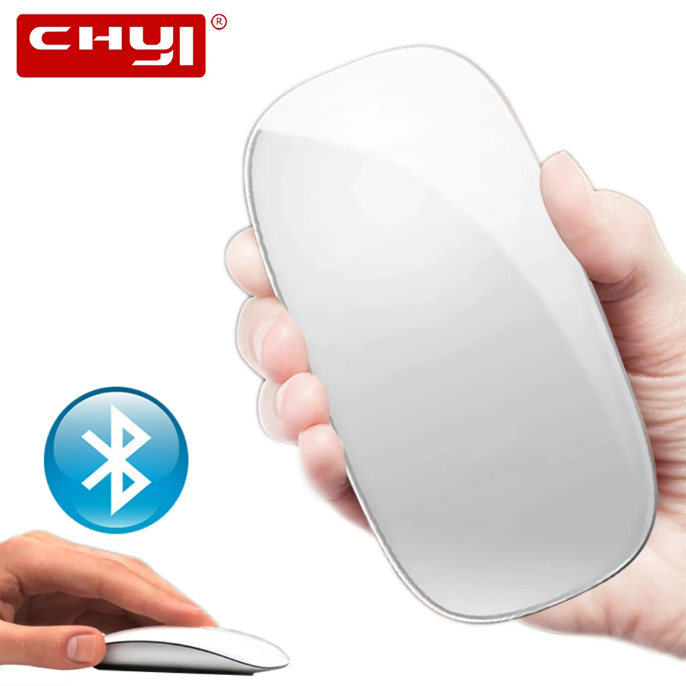 

Magic Touch Mouse Bluetooth Mouse Wireless Slim Ergonomic Fashion Office Optical Computer Mice For Apple Mac OS Win Laptop PC