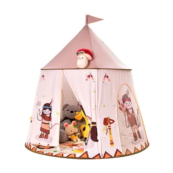 

Fashion Portable Kids Girls/Boys Play Tent Huge Indoor Baby Infant Kids Indian Castle Game Toy House Folding