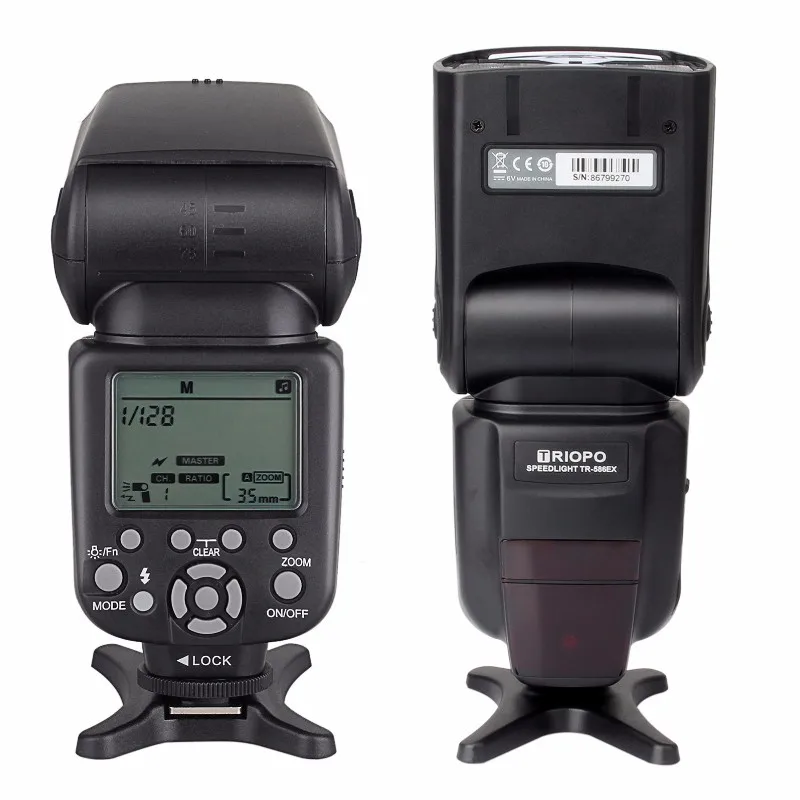 

New Triopo TR-586EX Wireless Flash Mode TTL Flash Speedlight Speedlite For Canon EOS 550D 60D 5D Mark II as YONGNUO YN-568EX II