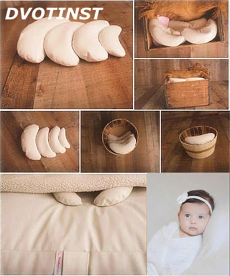 Dvotinst Newborn Baby Photography Props Fotografia Accessories Photo Props Basket Filler Posing Beans Pillow Props Studio Shoot newborn baby photography props posing pillow basket filler photo prop cushion blanket backdrops