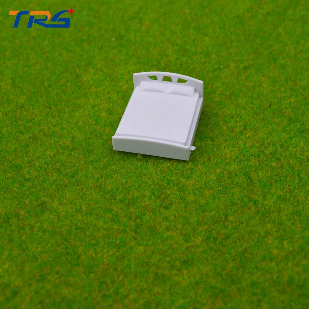 

Teraysun Wholesale 20pcs scale 75 Architectural Model Making Scale Model Bed Miniature Plastic Mini Model Bed