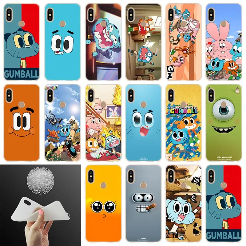 

Phone Case The Amazing World of Gumball For Xiaomi Redmi Note 7 6 5 4x redmi 7 6pro 6a s2 5a 4a 4x 5plus y3 Soft Cover Coque