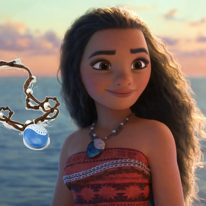 

New Ocean Romance MOANA Moana Necklace Mo Soul Heart Pendant Creative Gift 020