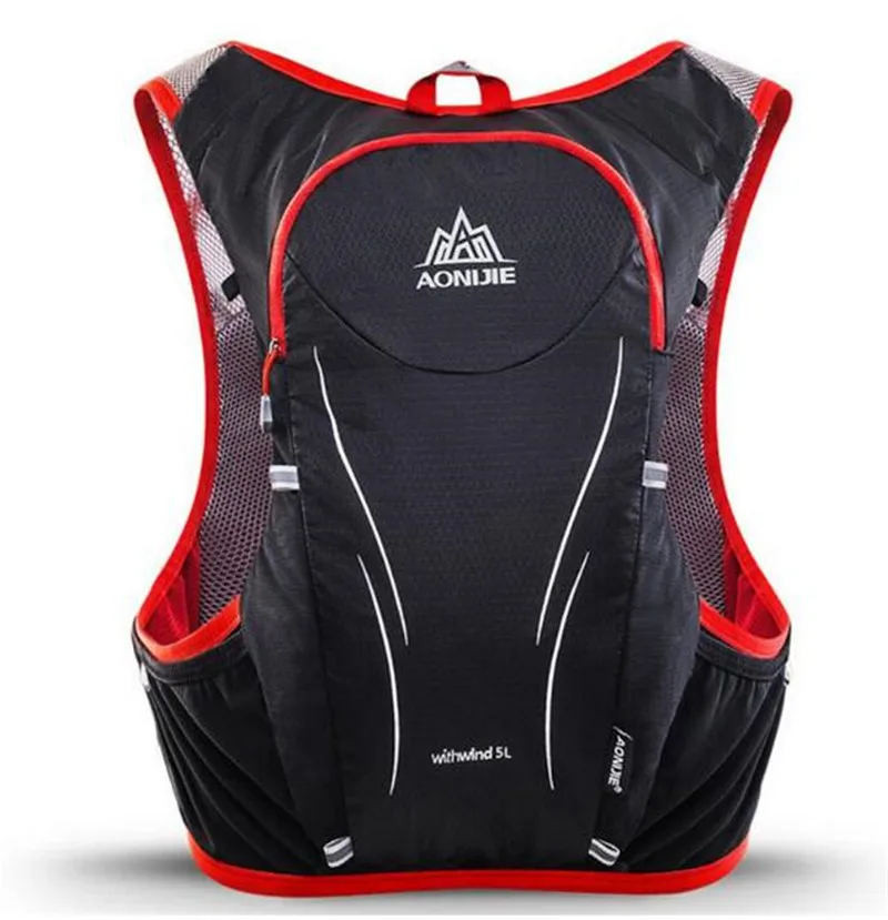 AONIJIE Running Vest Pack 5L Upgraded Sport Bag Marathon Running Cycling Hiking Men Women Camping Hydration Backpack