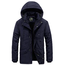 Новинка ZHAN DI JI PU Военная флисовая парка высокого качества брендовая ветрозащитная теплая толстая зимняя куртка Верхняя одежда casaco masculino