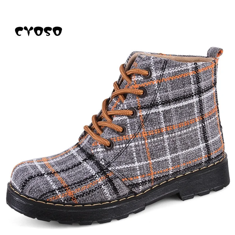 

2015 New Arrival Autumn and Winter Women Cotton Martin Boots Fashion Ladies Short Boots Lace Up Shoes