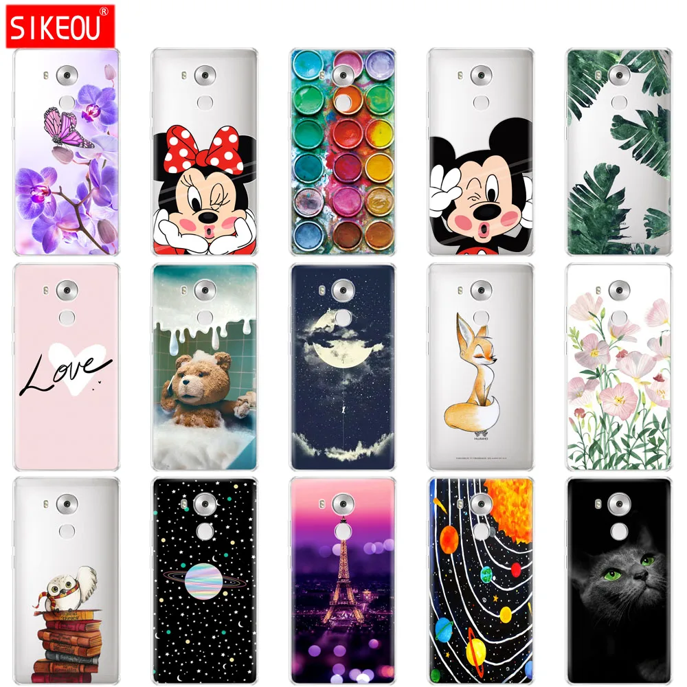 

Silicone phone Case For Huawei Mate 8 Case Cover Huawei Mate8 Case Silicon Soft back cover Mate 8 Coque Skin shockproof snake