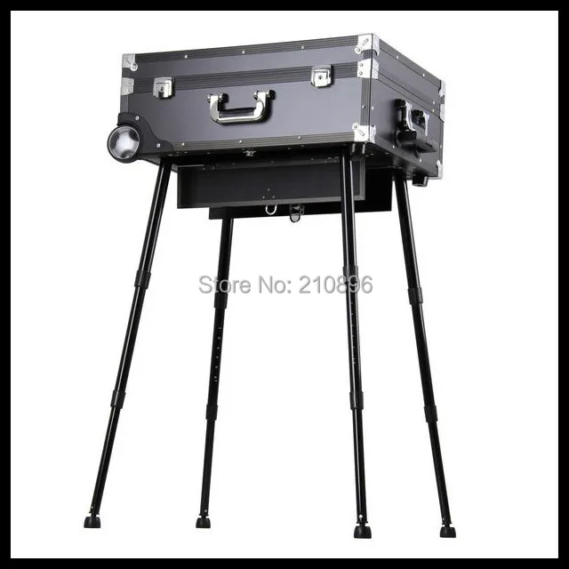 Professionnel Cosmétique Trousse Maquillage Miroir Station Avec De Chariot Lumières Pvc Studio Des dgp5xwdqz