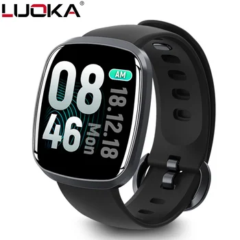 

LUOKA GT103 Smart Watch Blood Pressure Fitness Tracker full Screen touch Heart Rate Monitor Music Control Sport Watch for iPhone