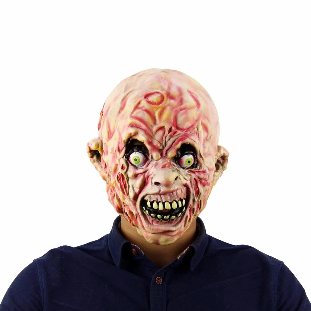 

1 Piece Scary Clown Mask Masque Payday Party Halloween Mask For Party Mascara Carnaval Silicone Female Masks Men Masquerade 2018