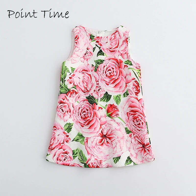Платья с цветочным рисунком для девочек; сезон весна-лето; праздничное платье для маленьких девочек; детская одежда принцессы без рукавов; roupa infantil Menina