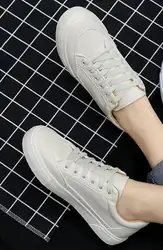Прогулки shoes2018 новые осенние белые туфли Женская Дикий RJX1-RJX5