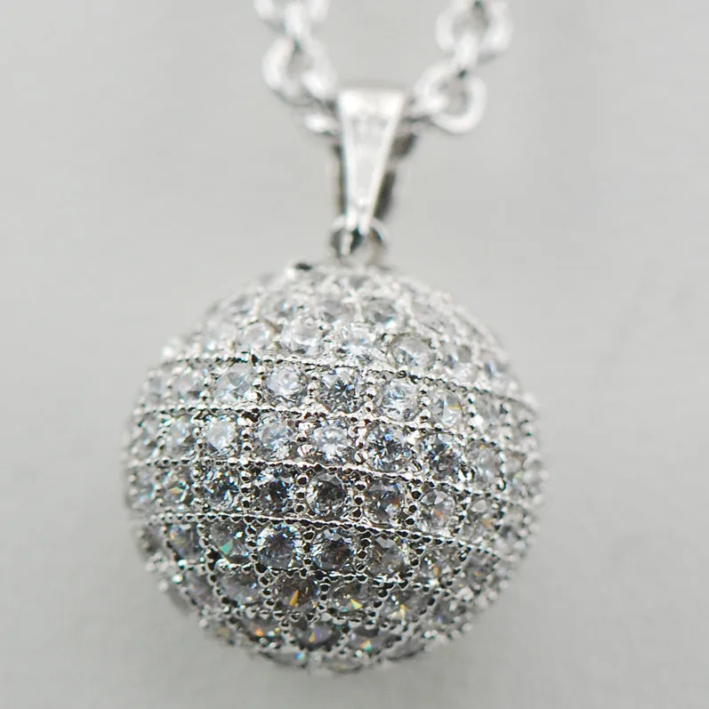Блестящее модное кольцо& Кулон& Комплект сережек для женщин 925 пробы серебро Ювелирный Набор TT583